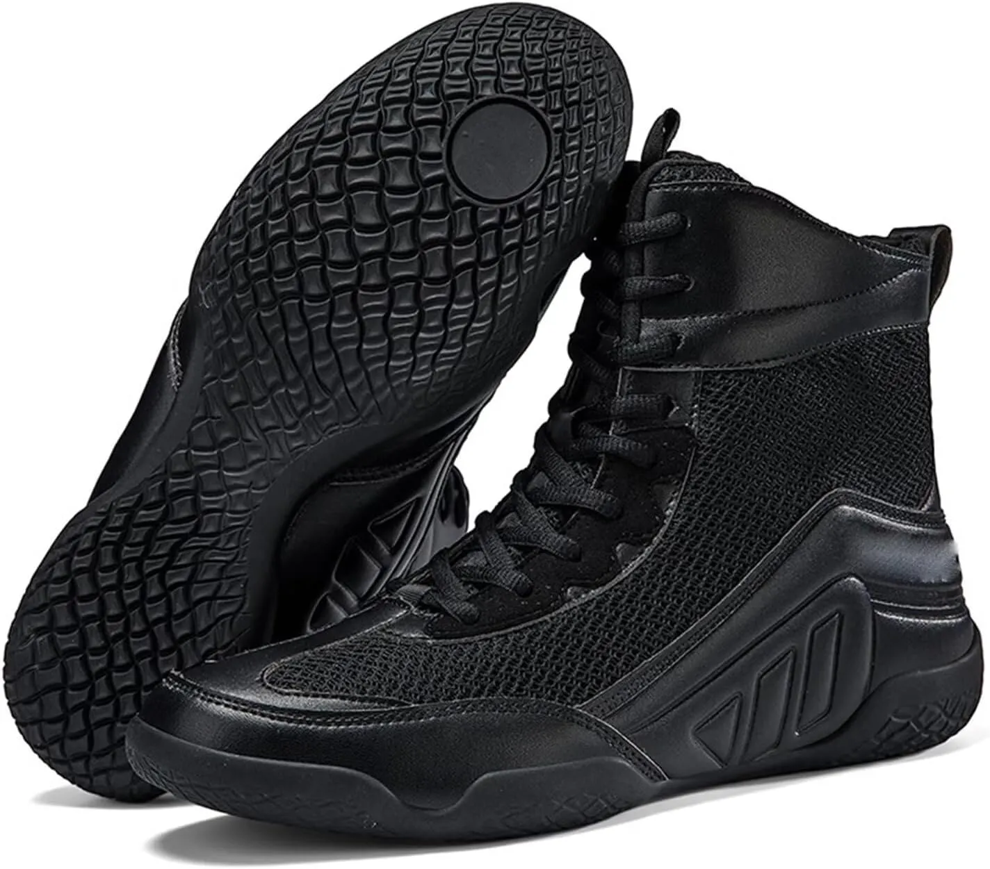 Trainer Boxing Shoes - Professional Breathable Wrestling Shoes, Training Shoe for Adult & Youth Men Women Non Slip Rubber Sole Lightweight Boots