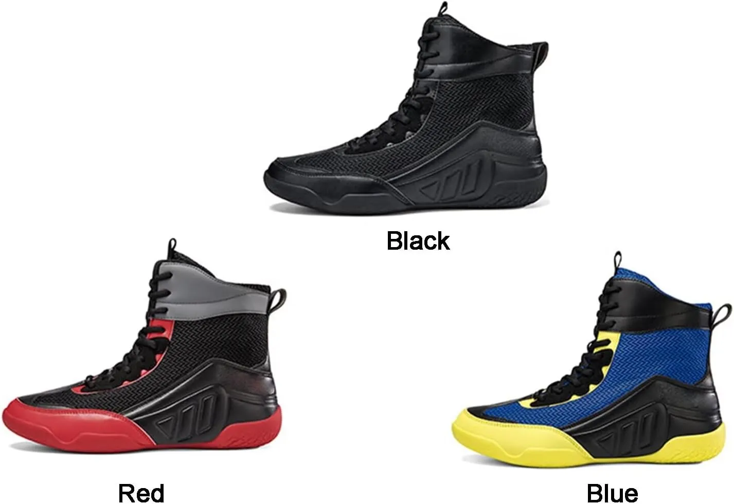 Trainer Boxing Shoes - Professional Breathable Wrestling Shoes, Training Shoe for Adult & Youth Men Women Non Slip Rubber Sole Lightweight Boots