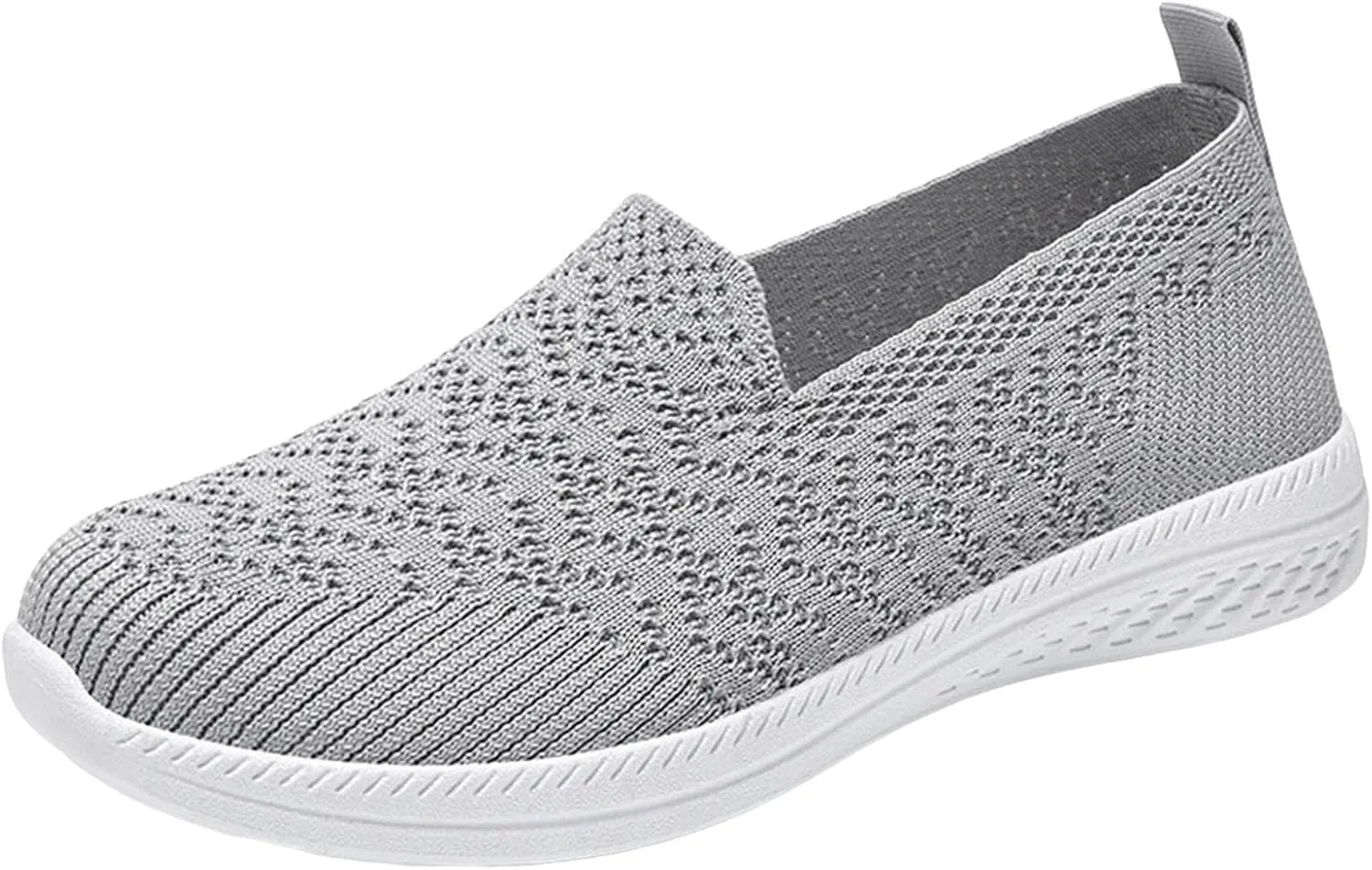 Women Casual Shoes Fashion Simple Solid Color Comfortable and Lightweight Flat Bottomed Slip On Business Heels Women