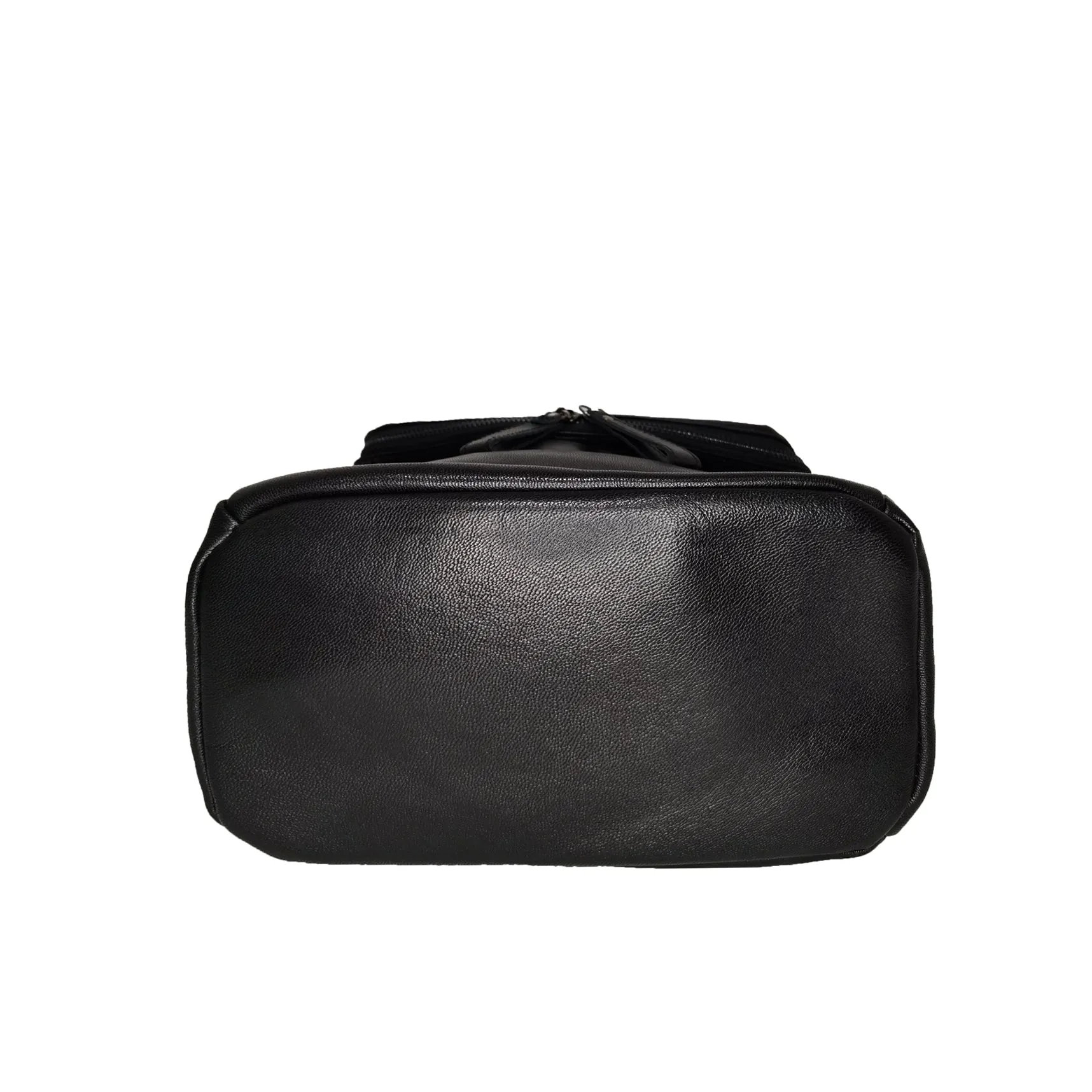 Women's lambskin leather backpack Flat Top design